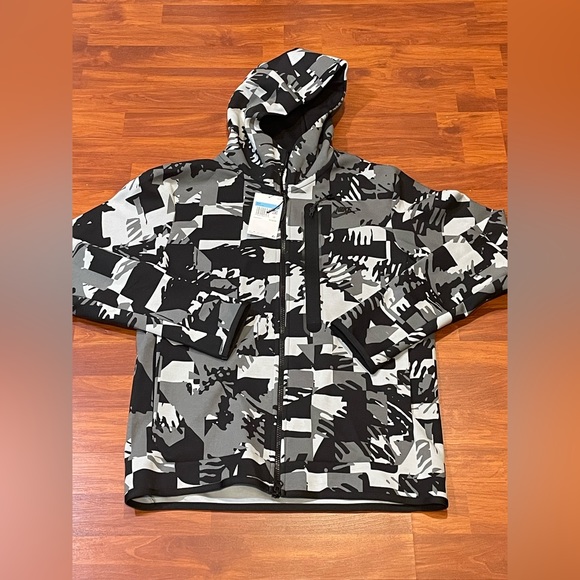 Nike Tech Fleece Full Zip Hoodie 'Digi Snow Camo' (size us mens M)